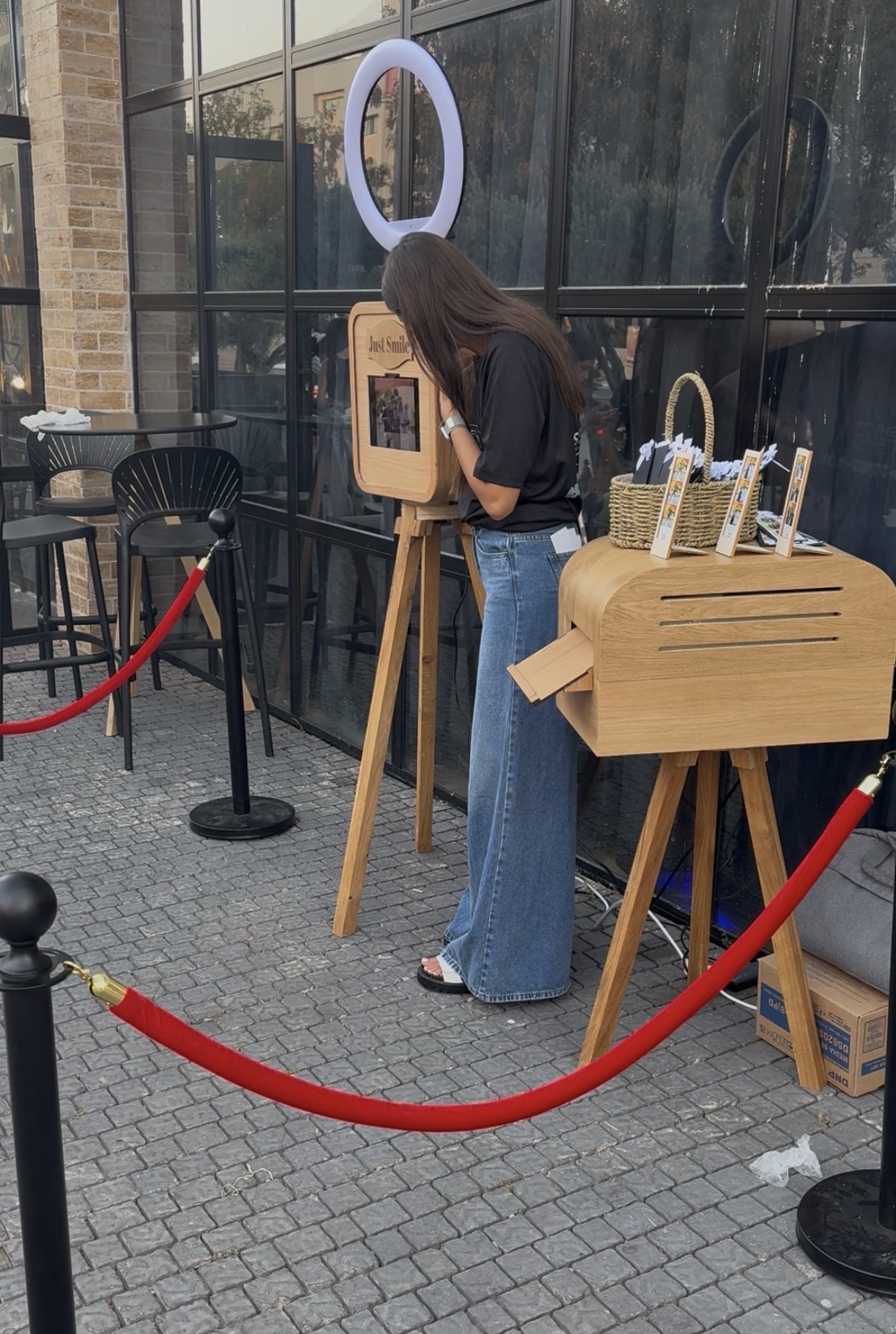 עמדת צילום מעוצבת באירוע